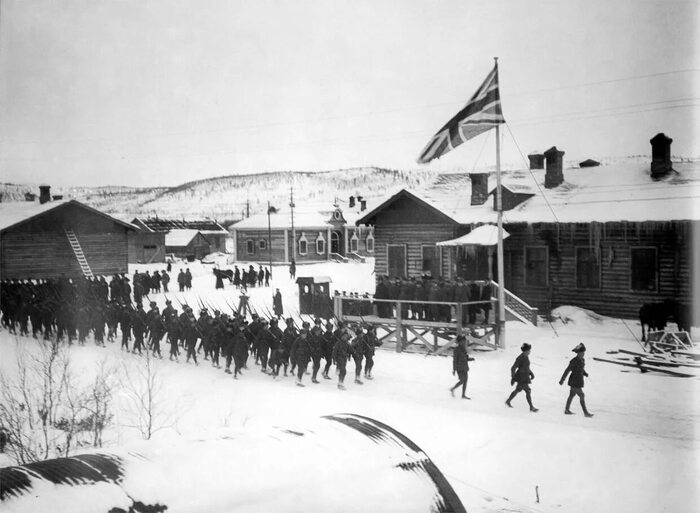 Британцы в Мурманске.