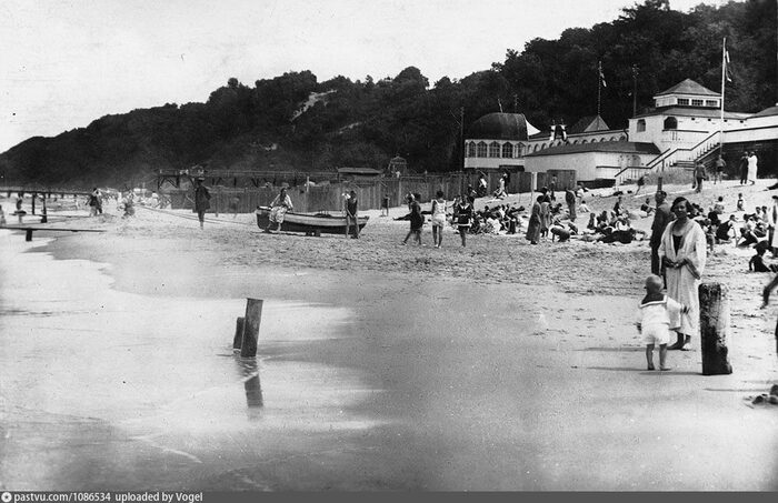 пляж 1930 г