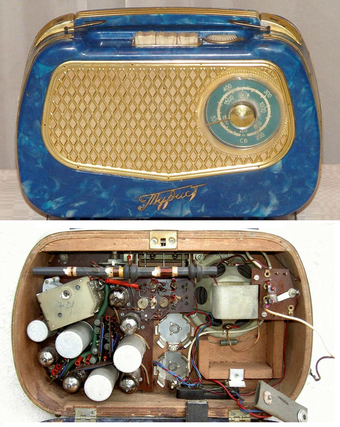 Походный... ламповый радиоприемник Лампа, Приемник, Электроника, Ретро, Сделано в СССР, Яндекс Дзен, Яндекс Дзен (ссылка), Длиннопост