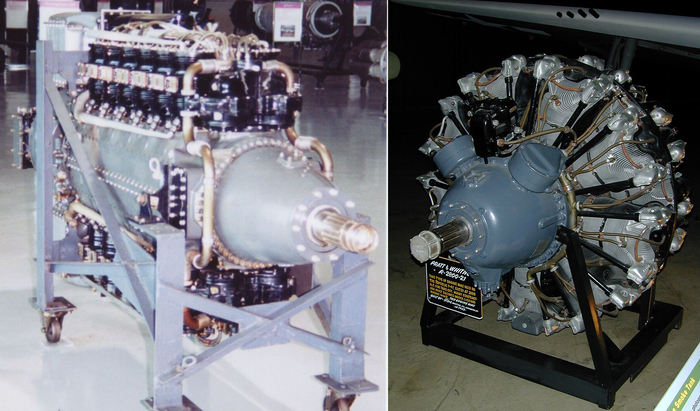 Что планировалось/что досталось. Да, пришлось переделать пол фюзеляжа, чтобы впихнуть "звезду" вместо рядного.