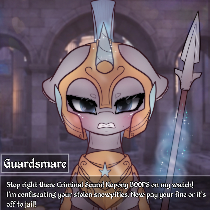 Stop right there, Criminal Scum! My Little Pony, Original Character, MLP Crossover, The Elder Scrolls IV: Oblivion