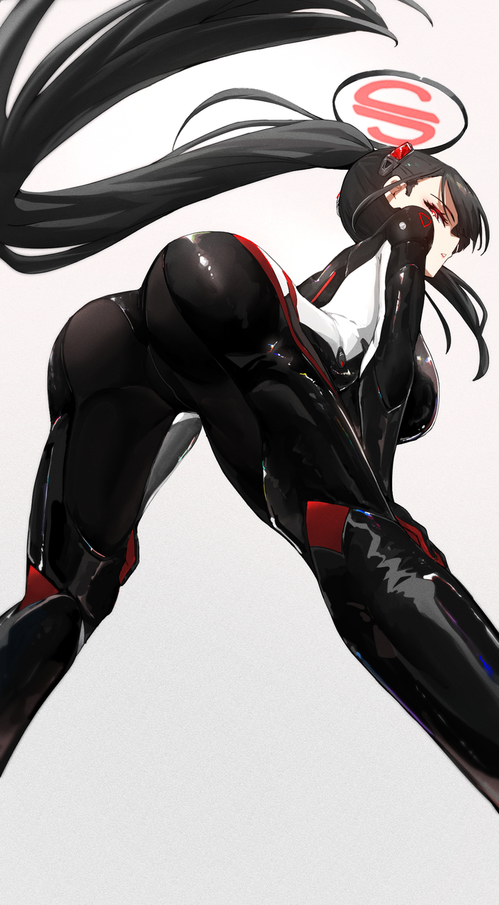   , ? Tsukatsuki Rio, Blue Archive, Bodysuit, Anime Art, 