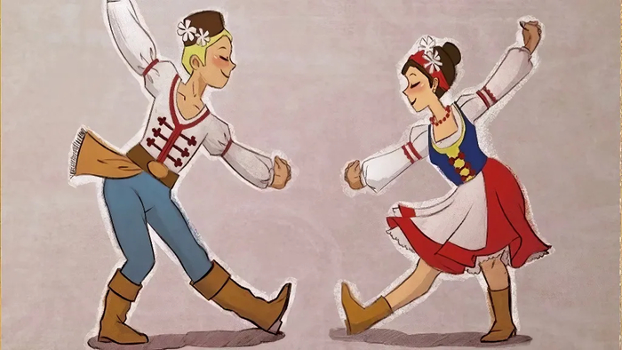 «Все мы люди-человеки, будем польку танцевать. Даже нищие-калеки не желают умирать» — строки из песни «Полька» на стихи Саши Чёрного