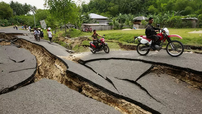 Последствия землетрясения на Филиппинах