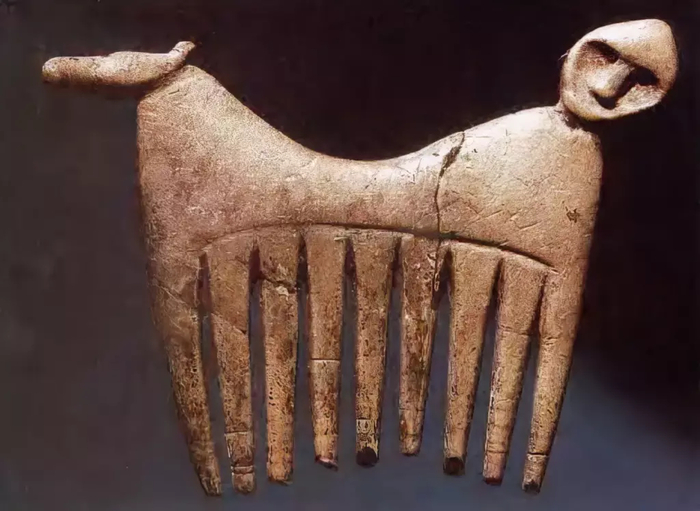 Гребень для бороды из захоронения викингов