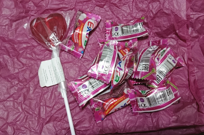 Здесь не все жвачки, а только чуть-чуть