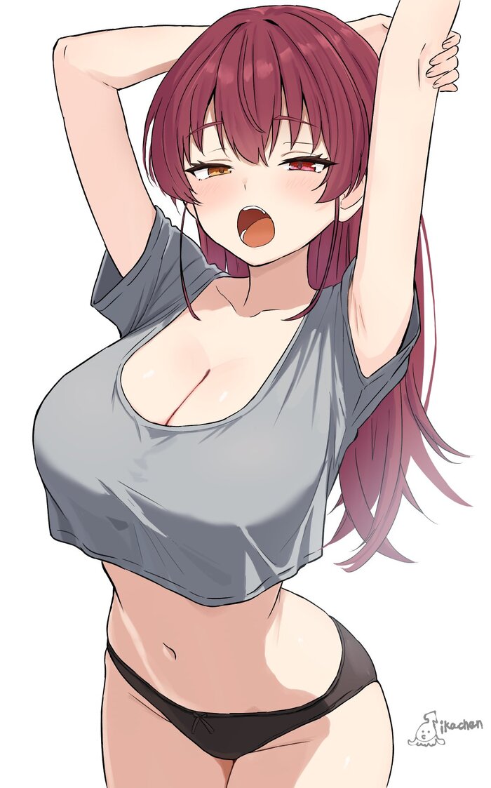 Houshou Marine #004 , Anime Art, Hololive, Houshou Marine, , , 