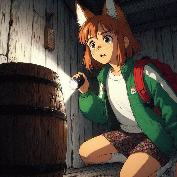 Бочка Арты нейросетей, Аниме, Anime Art, Арт, Нейронные сети, Девушки, Кицунэ, Animal Ears, Хвост, Рыжие, Веснушки, Велосипед, Велопрогулка, Весна, Природа, Заброшенное, Ginger & White, Длиннопост