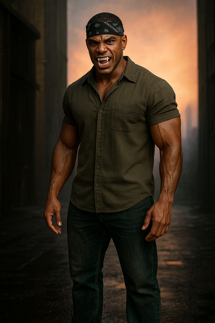 Тут я попросила сделать клыки, и больше не просила