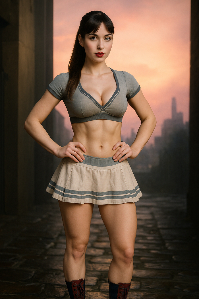 Что б сгладить эффект от тореадорки)