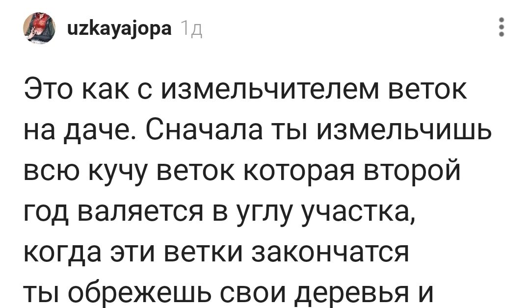 Не совершай ошибку - не покупай измельчитель веток на дачу!)