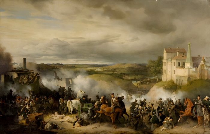 Сражение под Малоярославцем 24 октября 1812 года, Художник Петер фон Гесс