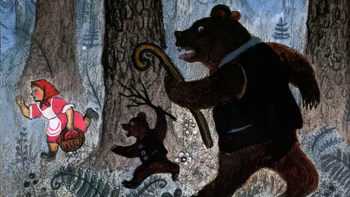 У въедливого читателя сказок всегда возникал вопрос — как маленькая девочка умудрилась в лесу сбежать от медведей?