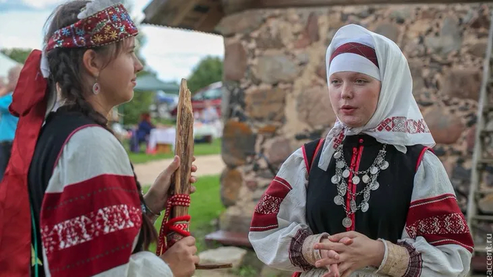 На национальном фестивале в д. Сигово Псковской области