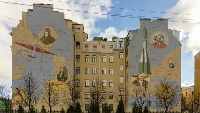 Александр Можайский, Валерий Чкалов, Сергей Королев, Юрий Гагарин.