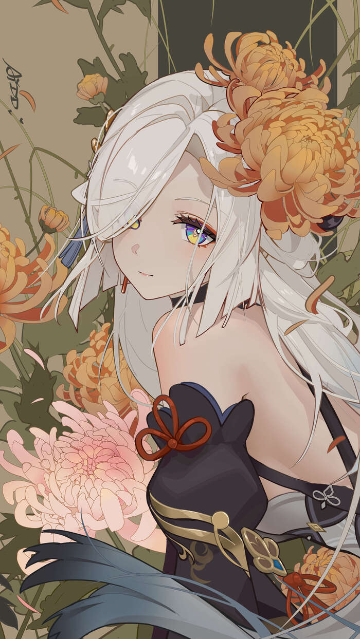 Shenhe Genshin Impact, Shenhe (Genshin Impact), Anime Art, , Ai Dongdong