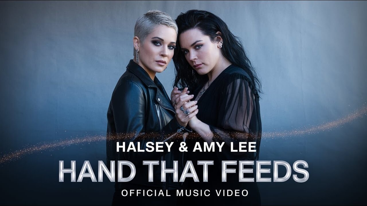 HALSEY and AMY LEE (EVANESCENCE) hit the charts with their song Hand That Feeds from Ballerina and are rising - Metal, Alternative Metal, Evanescence, Video, Youtube