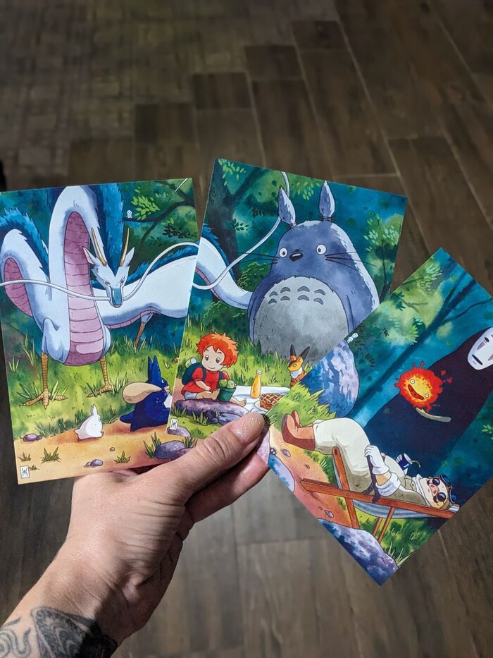   .       , , , , , , Postcrossing, Studio Ghibli,  