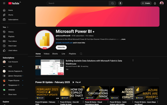   Microsoft Power BI    YouTube
