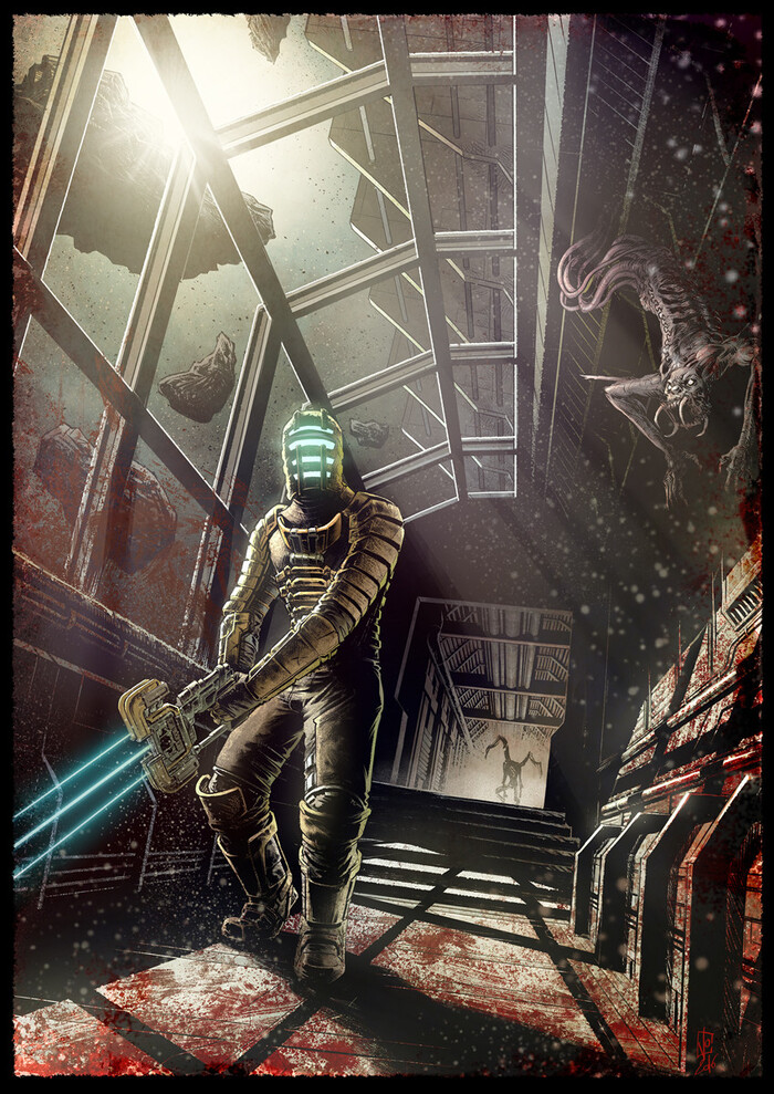  ̸    , , Dead Space, Game Art, 