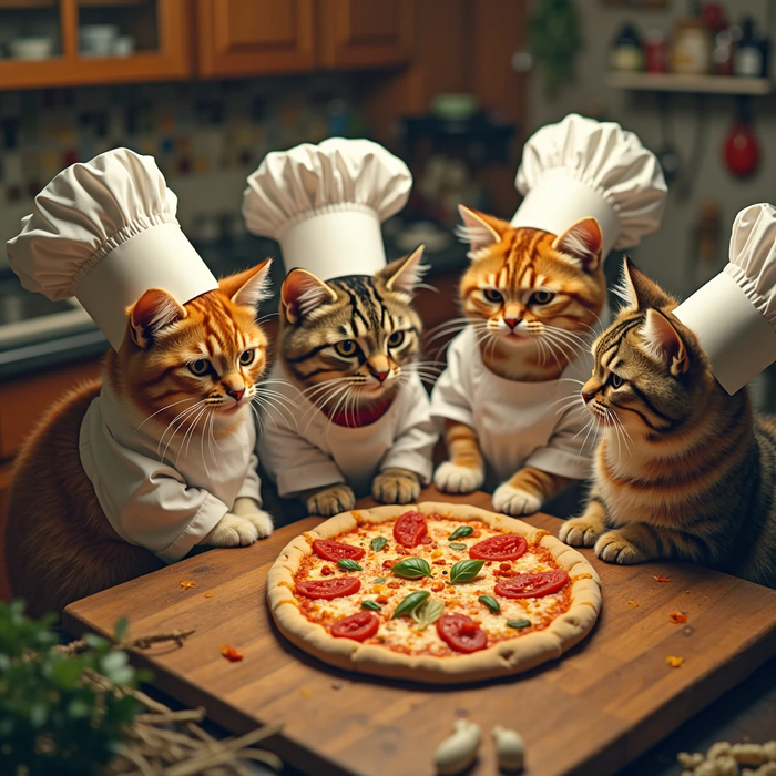 Пушистые поварята