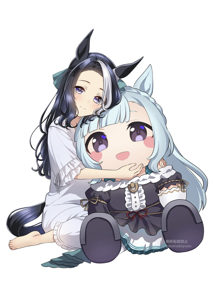 Mejiro Ramonu    Mejiro Ardan , Anime Art, Uma Musume Pretty Derby, Mejiro Ramonu, Mejiro Ardan, Animal Ears, , ,  