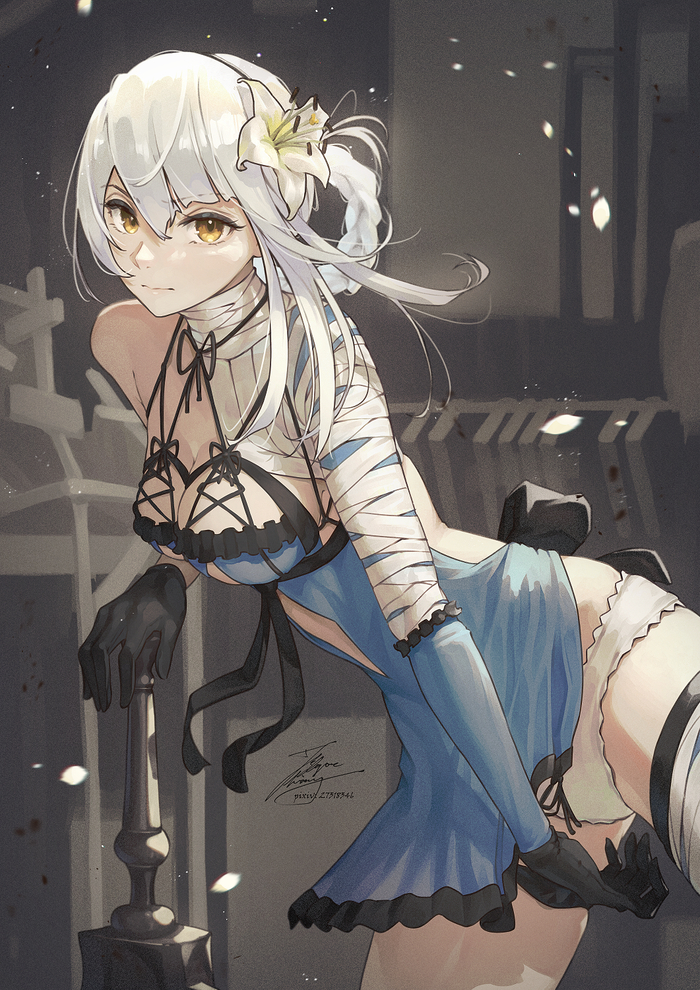 Kaine Anime Art, , Nier replicant, Kaine, Game Art, Pixiv