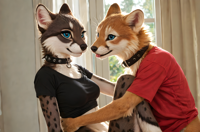    Wolfmks #1472  , , Furry Art, Stable diffusion 3