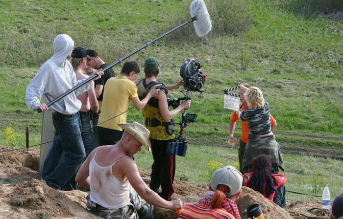 Кадр со съемок