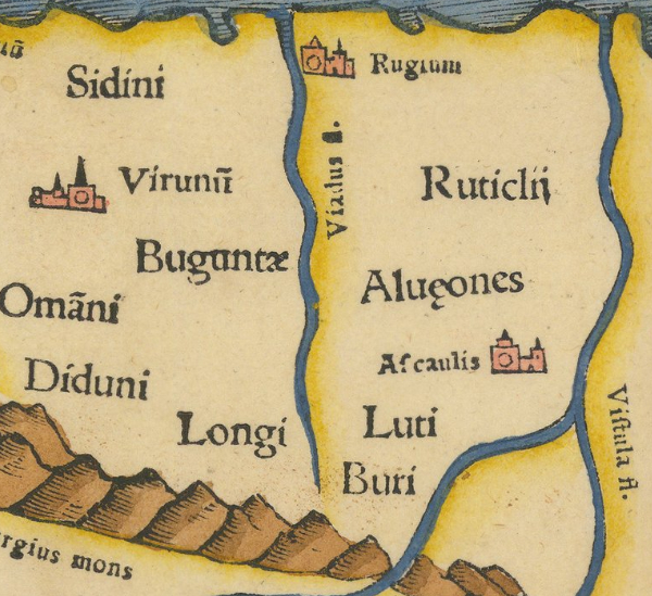        (First state!) Tabula Europae IIII [German Empire &amp; Baltic] Sebastian Munster. Basel / 1540
