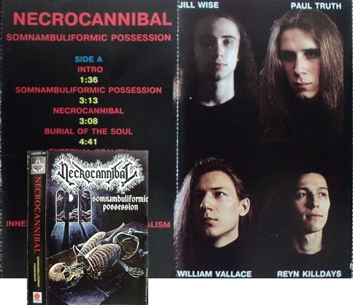 NECROCANNIBAL - 1995 - Somnambuliformic Possession