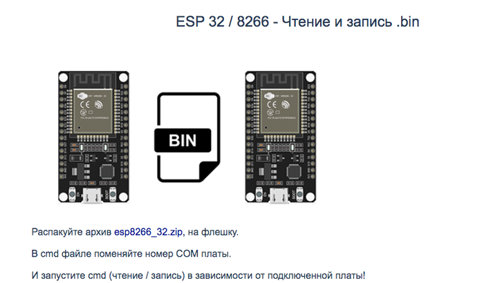 ESP 32 / 8266 -    .bin