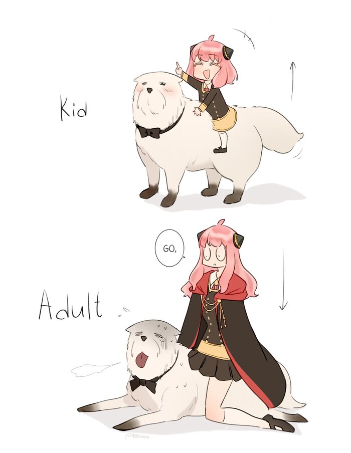     ! , Anime Art, Anya Forger, Spy X Family, , Bond Forger