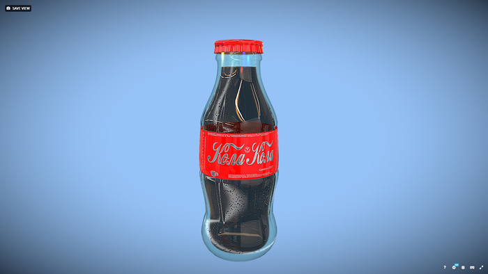  -. 3D- Sketchfab, , 3D, Cap, , Coca-Cola, 