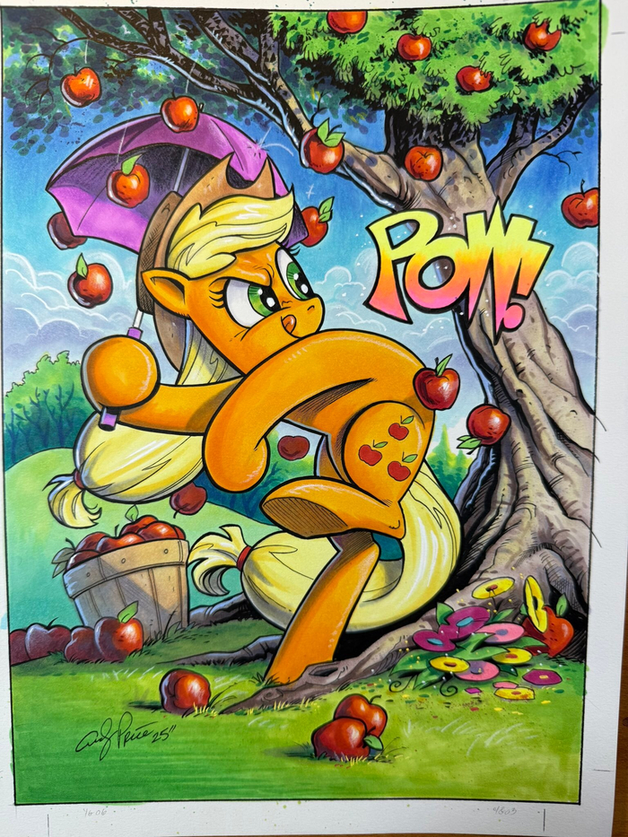 ,      My Little Pony, Ponyart, Applejack, Andypriceart