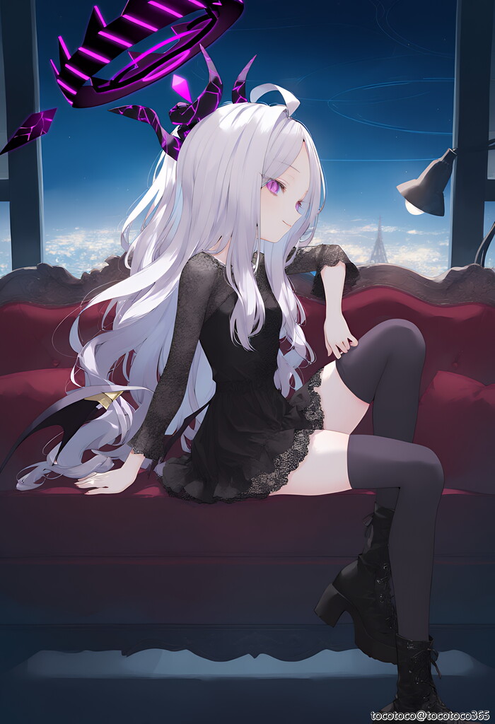  ,   , Anime Art, Blue Archive, Sorasaki Hina,  