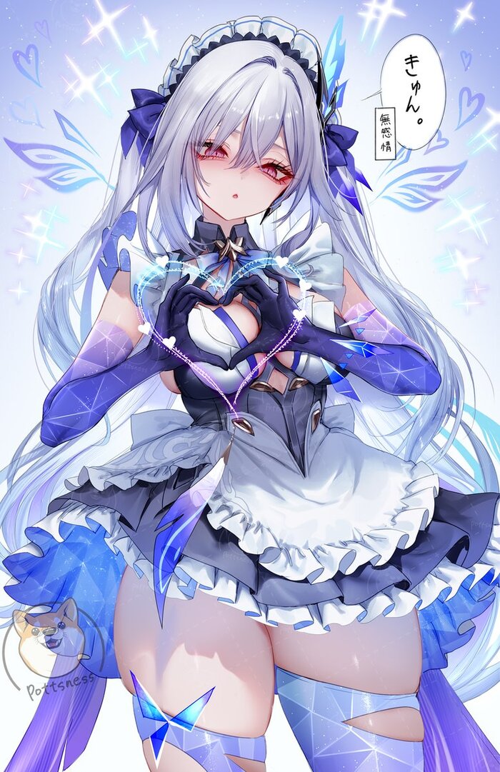 Maid Skirk Genshin Impact, , Anime Art, Skirk (Genshin Impact), , , Pottsness