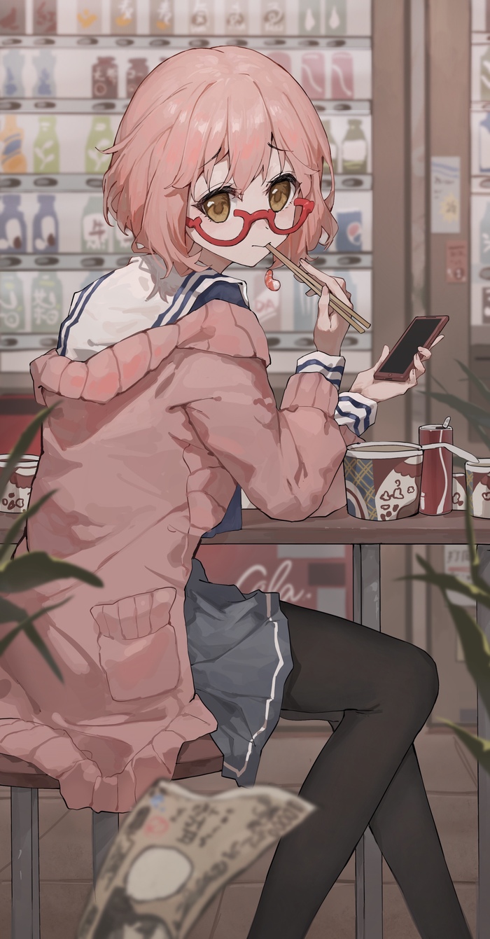  Anime Art, , Kyoukai no kanata, Mirai Kuriyama, Pixiv,   