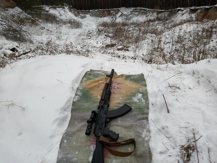 Карабин в естественной среде обитания.