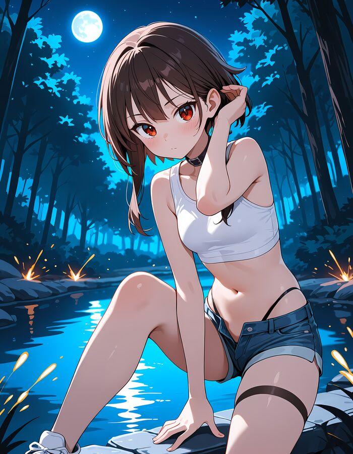 , :   , Anime Art, , Stable Diffusion, , Megumin, Konosuba,  , , , , 
