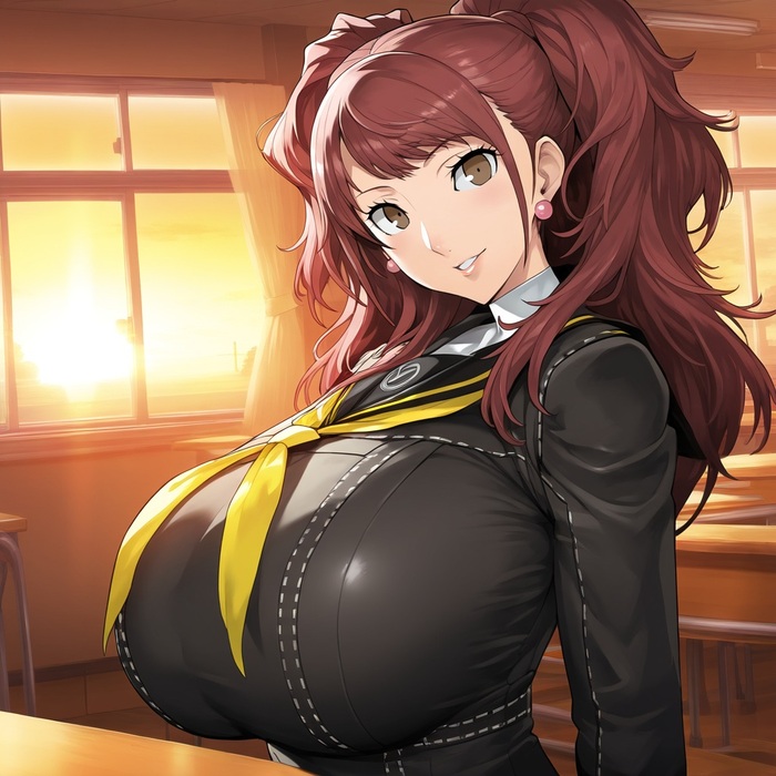   , , Anime Art,  , Kujikawa Rise, Extra thicc, , Game Art