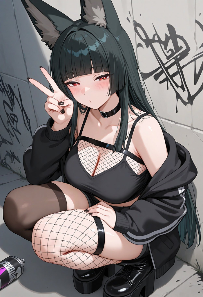  Zenless Zone Zero, Hoshimi Miyabi (zzz), , , , Anime Art, ,  , Animal Ears