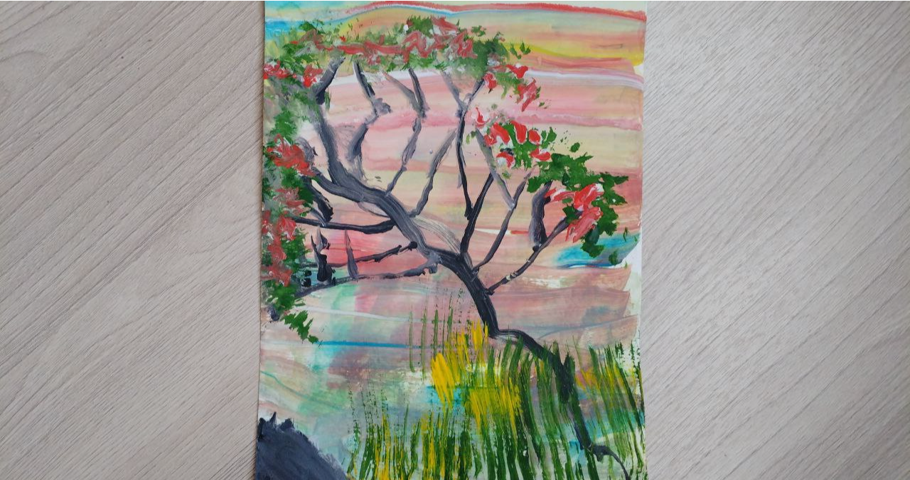 I'll add some children's drawings to your feed - My, Children's drawings, Creation, Gouache, Painting, Longpost