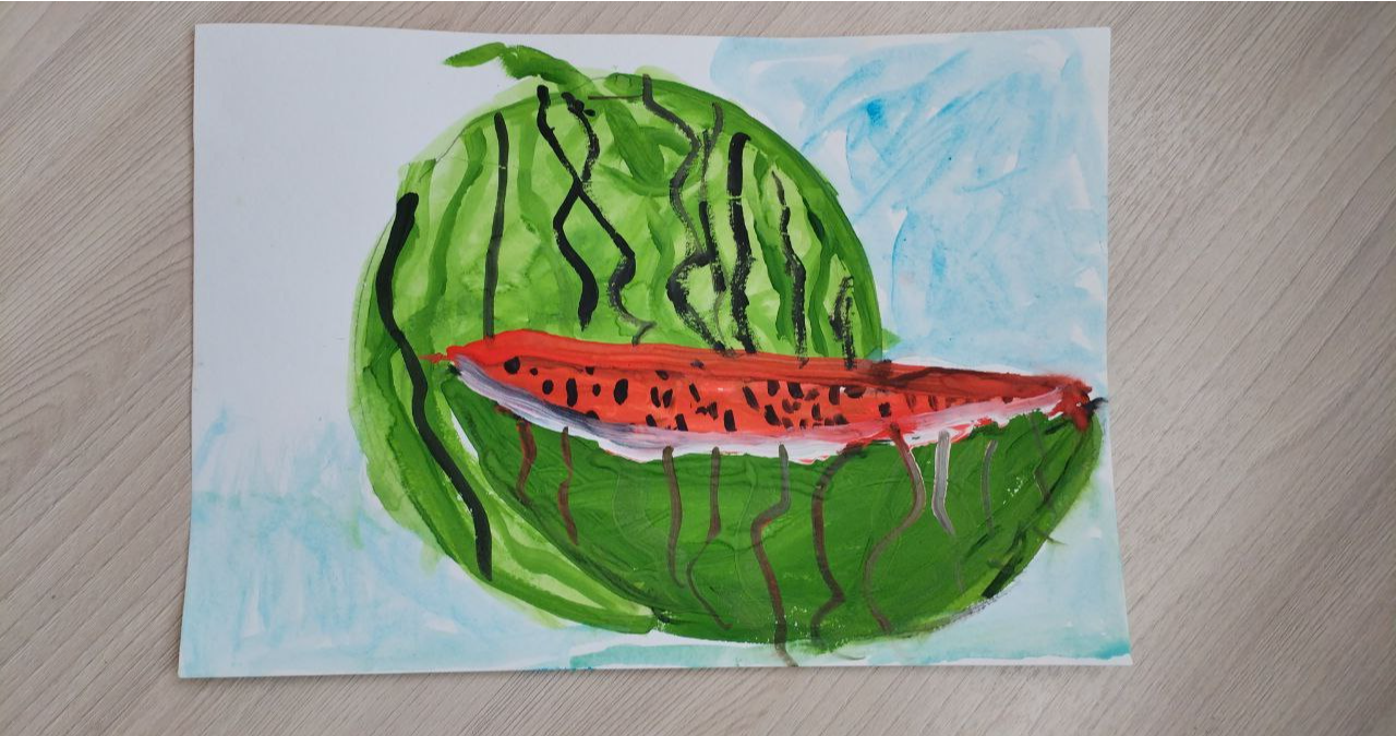I'll add some children's drawings to your feed - My, Children's drawings, Creation, Gouache, Painting, Longpost