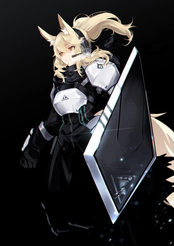 Nearl , Anime Art, Animal Ears, Nearl, Arknights, 