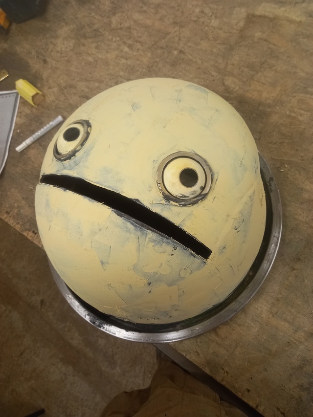 Пришлось применить полиэфирную шпатлёвку