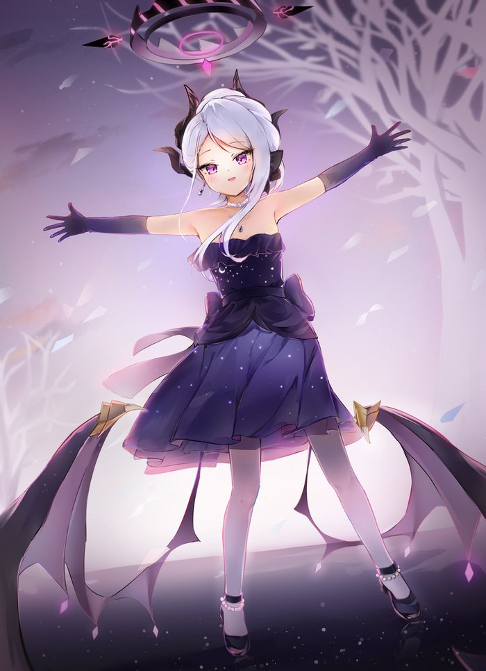      , Anime Art, Blue Archive, Sorasaki Hina,   ,  