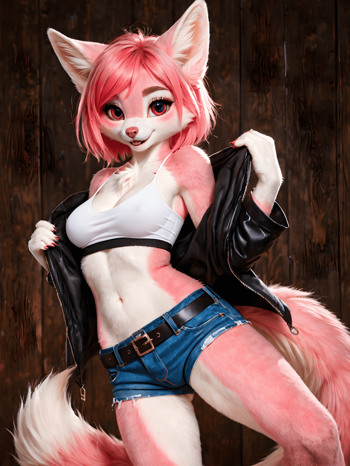    Wolfmks #1621  , , Furry Art, Furotica, Furotica female, Stable diffusion 3, 