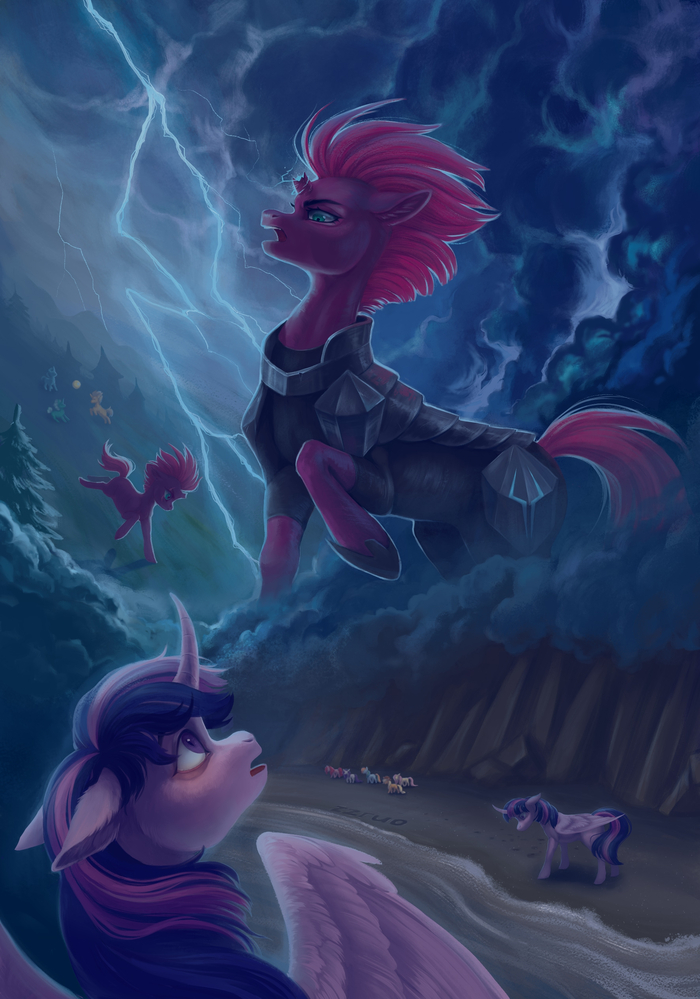 , ,  My Little Pony, Twilight Sparkle, Tempest Shadow, Mane 6