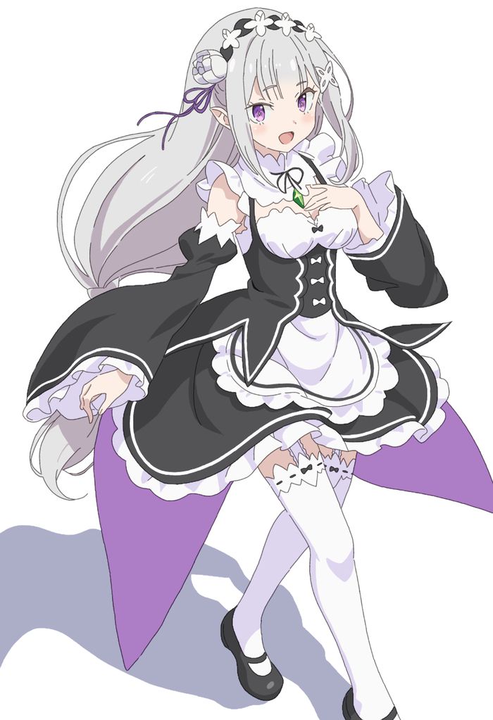  Anime Art, , Re:Zero Kara, Emilia, , Pixiv, 